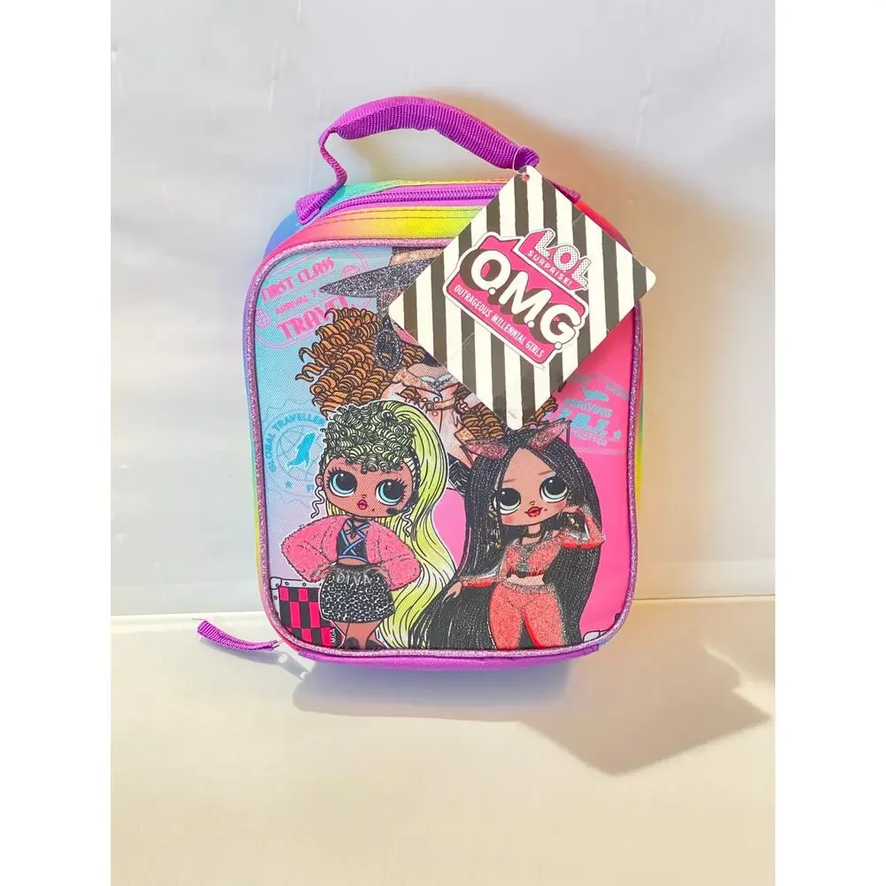 MGA KIDS LOL OMG INSULATED REUSABLE LUNCH BAG FOR GIRLS NWT